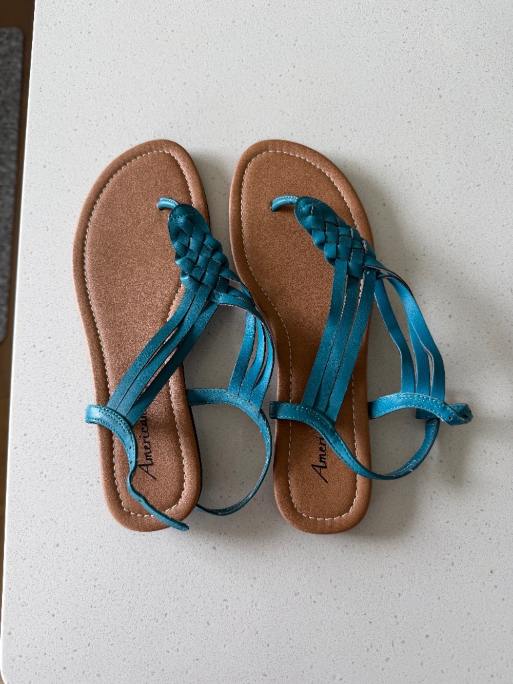 American Eagle Teal Sandals